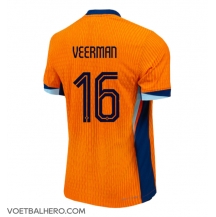 Nederland Joey Veerman #16 Thuis tenue EK 2024 Korte Mouwen