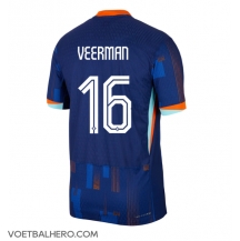 Nederland Joey Veerman #16 Uit tenue EK 2024 Korte Mouwen