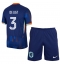 Nederland Matthijs de Ligt #3 Uit tenue Kids EK 2024 Korte Mouwen (+ broek)