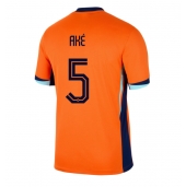 Nederland Nathan Ake #5 Thuis tenue EK 2024 Korte Mouwen