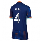 Nederland Virgil van Dijk #4 Uit tenue Dames EK 2024 Korte Mouwen