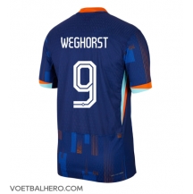 Nederland Wout Weghorst #9 Uit tenue EK 2024 Korte Mouwen