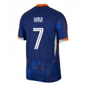 Nederland Xavi Simons #7 Uit tenue EK 2024 Korte Mouwen