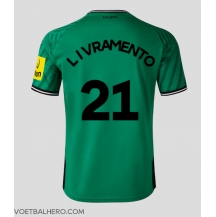 Newcastle United Tino Livramento #21 Uit tenue 2023-24 Korte Mouwen