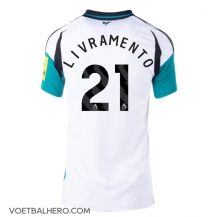 Newcastle United Tino Livramento #21 Uit tenue Dames 2024-25 Korte Mouwen