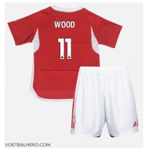 Nottingham Forest Chris Wood #11 Thuis tenue Kids 2023-24 Korte Mouwen (+ broek)