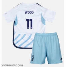 Nottingham Forest Chris Wood #11 Uit tenue Kids 2023-24 Korte Mouwen (+ broek)