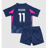 Nottingham Forest Chris Wood #11 Uit tenue Kids 2024-25 Korte Mouwen (+ broek)