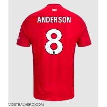 Nottingham Forest Elliot Anderson #8 Thuis tenue 2024-25 Korte Mouwen