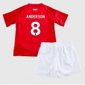 Nottingham Forest Elliot Anderson #8 Thuis tenue Kids 2024-25 Korte Mouwen (+ broek)