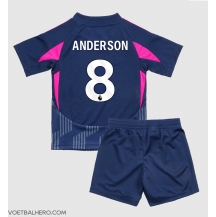 Nottingham Forest Elliot Anderson #8 Uit tenue Kids 2024-25 Korte Mouwen (+ broek)