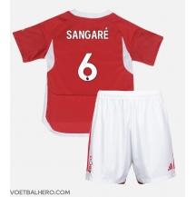 Nottingham Forest Ibrahim Sangare #6 Thuis tenue Kids 2023-24 Korte Mouwen (+ broek)