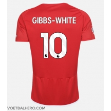 Nottingham Forest Morgan Gibbs-White #10 Thuis tenue 2023-24 Korte Mouwen