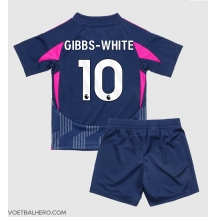 Nottingham Forest Morgan Gibbs-White #10 Uit tenue Kids 2024-25 Korte Mouwen (+ broek)