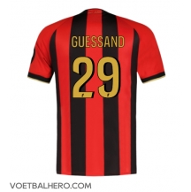 OGC Nice Evann Guessand #29 Thuis tenue 2024-25 Korte Mouwen