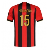 OGC Nice Youssoufa Moukoko #15 Thuis tenue 2024-25 Korte Mouwen