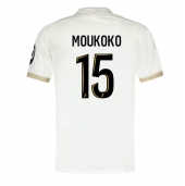 OGC Nice Youssoufa Moukoko #15 Uit tenue 2024-25 Korte Mouwen