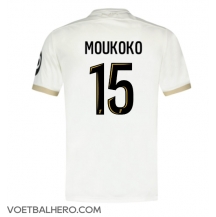 OGC Nice Youssoufa Moukoko #15 Uit tenue 2024-25 Korte Mouwen