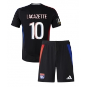 Olympique Lyonnais Alexandre Lacazette #10 Uit tenue Kids 2024-25 Korte Mouwen (+ broek)