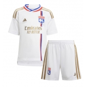 Olympique Lyonnais Thuis tenue Kids 2023-24 Korte Mouwen (+ broek)