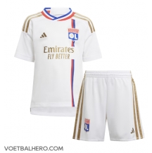 Olympique Lyonnais Thuis tenue Kids 2023-24 Korte Mouwen (+ broek)