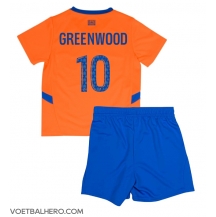 Olympique de Marseille Mason Greenwood #10 Derde tenue Kids 2024-25 Korte Mouwen (+ broek)