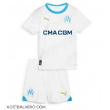 Olympique de Marseille Thuis tenue Kids 2023-24 Korte Mouwen (+ broek)