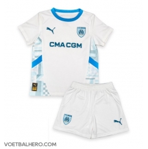 Olympique de Marseille Thuis tenue Kids 2024-25 Korte Mouwen (+ broek)