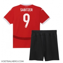 Oostenrijk Marcel Sabitzer #9 Thuis tenue Kids EK 2024 Korte Mouwen (+ broek)