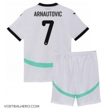 Oostenrijk Marko Arnautovic #7 Uit tenue Kids EK 2024 Korte Mouwen (+ broek)