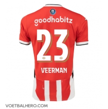 PSV Eindhoven Joey Veerman #23 Thuis tenue 2024-25 Korte Mouwen