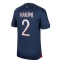 Paris Saint-Germain Achraf Hakimi #2 Thuis tenue 2023-24 Korte Mouwen