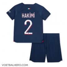 Paris Saint-Germain Achraf Hakimi #2 Thuis tenue Kids 2023-24 Korte Mouwen (+ broek)