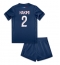 Paris Saint-Germain Achraf Hakimi #2 Thuis tenue Kids 2024-25 Korte Mouwen (+ broek)