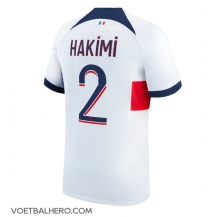Paris Saint-Germain Achraf Hakimi #2 Uit tenue 2023-24 Korte Mouwen