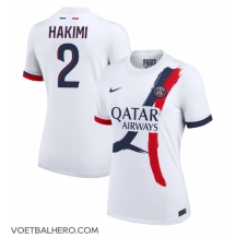 Paris Saint-Germain Achraf Hakimi #2 Uit tenue Dames 2024-25 Korte Mouwen