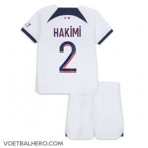 Paris Saint-Germain Achraf Hakimi #2 Uit tenue Kids 2023-24 Korte Mouwen (+ broek)