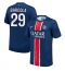 Paris Saint-Germain Bradley Barcola #29 Thuis tenue 2024-25 Korte Mouwen