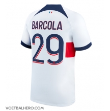 Paris Saint-Germain Bradley Barcola #29 Uit tenue 2023-24 Korte Mouwen