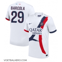 Paris Saint-Germain Bradley Barcola #29 Uit tenue 2024-25 Korte Mouwen