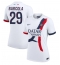 Paris Saint-Germain Bradley Barcola #29 Uit tenue Dames 2024-25 Korte Mouwen