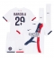 Paris Saint-Germain Bradley Barcola #29 Uit tenue Kids 2024-25 Korte Mouwen (+ broek)