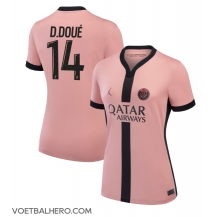 Paris Saint-Germain Desire Doue #14 Derde tenue Dames 2024-25 Korte Mouwen