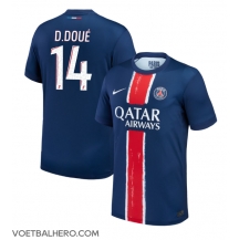 Paris Saint-Germain Desire Doue #14 Thuis tenue 2024-25 Korte Mouwen