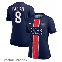 Paris Saint-Germain Fabian Ruiz #8 Thuis tenue Dames 2024-25 Korte Mouwen