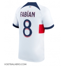 Paris Saint-Germain Fabian Ruiz #8 Uit tenue 2023-24 Korte Mouwen