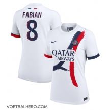 Paris Saint-Germain Fabian Ruiz #8 Uit tenue Dames 2024-25 Korte Mouwen