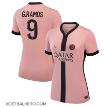 Paris Saint-Germain Goncalo Ramos #9 Derde tenue Dames 2024-25 Korte Mouwen