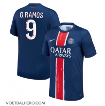 Paris Saint-Germain Goncalo Ramos #9 Thuis tenue 2024-25 Korte Mouwen