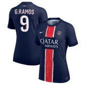 Paris Saint-Germain Goncalo Ramos #9 Thuis tenue Dames 2024-25 Korte Mouwen